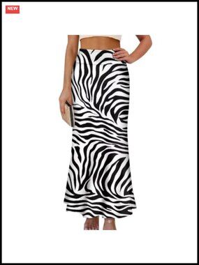 High Waisted Maxi Skirt, Fishtail Mermaid Skirt, A-Line Flared Long Skirt for